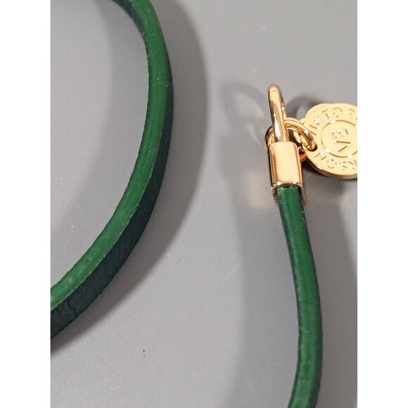 Victoria Emerson Green Leather Double Wrap Bracelet 15 in - Picture 8 of 9